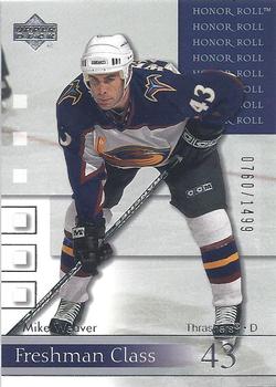2001-02 Upper Deck Honor Roll #62 Mike Weaver Front