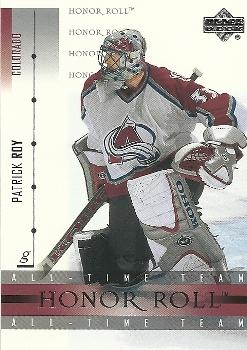 2001-02 Upper Deck Honor Roll #6 Patrick Roy Front