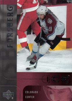 2001-02 Upper Deck Ice #9 Peter Forsberg Front