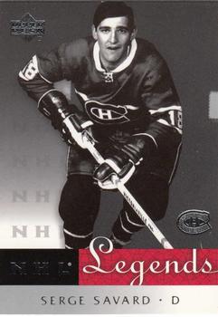 2001-02 Upper Deck Legends #32 Serge Savard Front