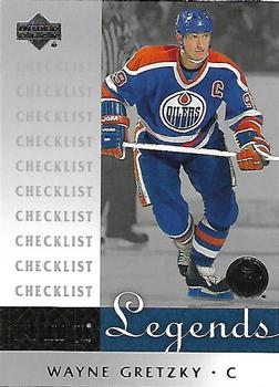 2001-02 Upper Deck Legends #100 Wayne Gretzky Front