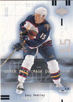 2001-02 Upper Deck Mask Collection #4 Dany Heatley Front