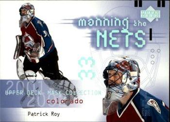 2001-02 Upper Deck Mask Collection #108 Patrick Roy Front