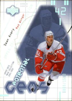 2001-02 Upper Deck Mask Collection #143 Sean Avery Front