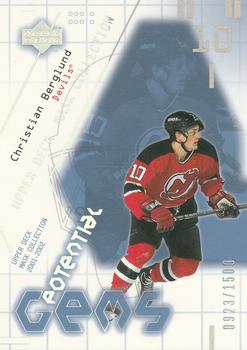 2001-02 Upper Deck Mask Collection #153 Christian Berglund Front