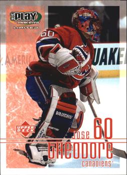 2001-02 Upper Deck Playmakers #53 Jose Theodore Front