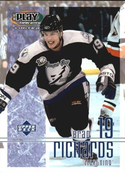 2001-02 Upper Deck Playmakers #89 Brad Richards Front