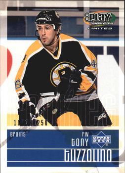 2001-02 Upper Deck Playmakers #106 Tony Tuzzolino Front