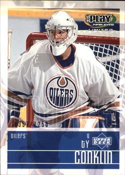 2001-02 Upper Deck Playmakers #117 Ty Conklin Front