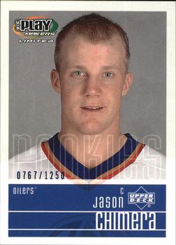 2001-02 Upper Deck Playmakers #118 Jason Chimera Front