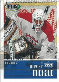 2001-02 Upper Deck Playmakers #124 Olivier Michaud Front