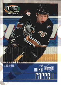 2001-02 Upper Deck Playmakers #143 Mike Farrell Front