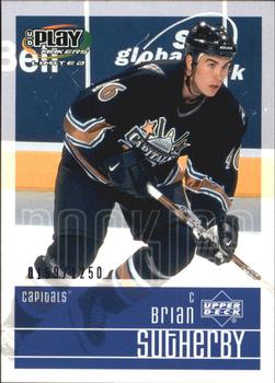 2001-02 Upper Deck Playmakers #145 Brian Sutherby Front
