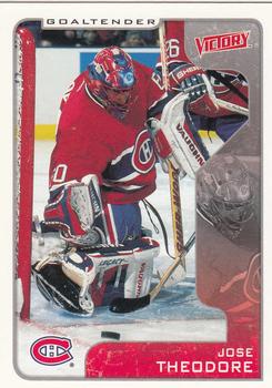 2001-02 Upper Deck Victory #186 Jose Theodore Front