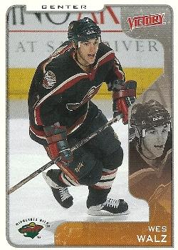 2001-02 Upper Deck Victory #173 Wes Walz Front
