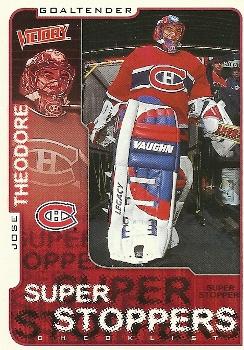 2001-02 Upper Deck Victory #182 Jose Theodore Front