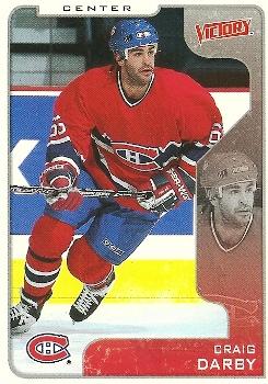 2001-02 Upper Deck Victory #191 Craig Darby Front