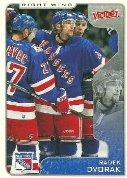 2001-02 Upper Deck Victory #235 Radek Dvorak Front