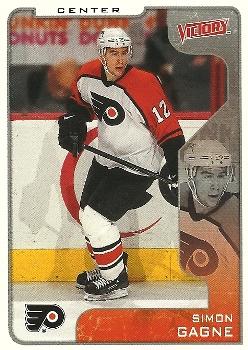 2001-02 Upper Deck Victory #258 Simon Gagne Front