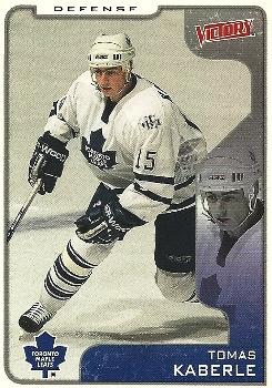 2001-02 Upper Deck Victory #330 Tomas Kaberle Front