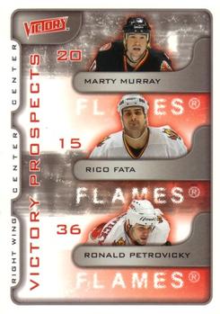 2001-02 Upper Deck Victory #365 Marty Murray / Rico  Fata / Ronald Petrovicky Front