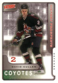 2001-02 Upper Deck Victory #384 David Cullen Front