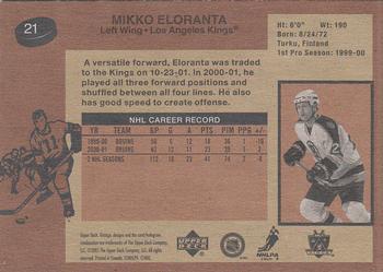 2001-02 Upper Deck Vintage #21 Mikko Eloranta Back