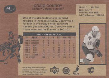 2001-02 Upper Deck Vintage #41 Craig Conroy Back