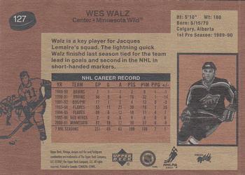 2001-02 Upper Deck Vintage #127 Wes Walz Back
