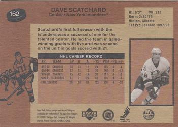 2001-02 Upper Deck Vintage #162 Dave Scatchard Back