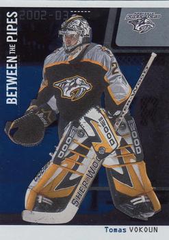 2002-03 Be a Player Between the Pipes #36 Tomas Vokoun Front