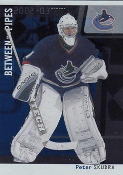 2002-03 Be a Player Between the Pipes #54 Peter Skudra Front
