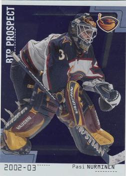 2002-03 Be a Player Between the Pipes #94 Pasi Nurminen Front