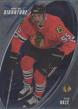 2002-03 Be a Player Signature Series #062 Eric Daze Front