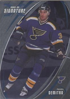 2002-03 Be a Player Signature Series #129 Pavol Demitra Front