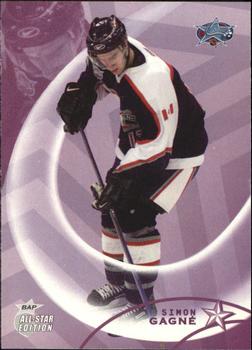 2002-03 Be a Player All-Star Edition #26 Simon Gagne Front