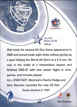 2002-03 Be a Player All-Star Edition #46 Olaf Kolzig Back