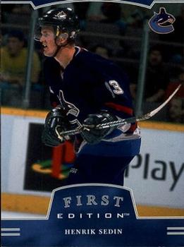 2002-03 Be a Player First Edition #027 Henrik Sedin Front