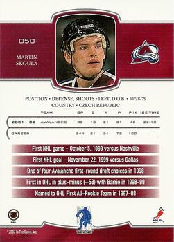 2002-03 Be a Player First Edition #050 Martin Skoula Back