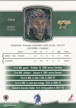 2002-03 Be a Player First Edition #068 Marty Turco Back