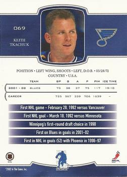 2002-03 Be a Player First Edition #069 Keith Tkachuk Back