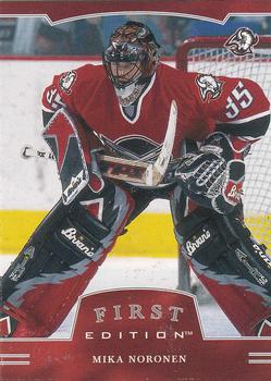 2002-03 Be a Player First Edition #071 Mika Noronen Front