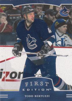 2002-03 Be a Player First Edition #073 Todd Bertuzzi Front