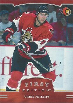 2002-03 Be a Player First Edition #100 Chris Phillips Front