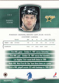 2002-03 Be a Player First Edition #111 Darryl Sydor Back