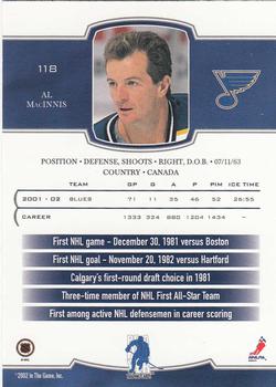 2002-03 Be a Player First Edition #118 Al MacInnis Back
