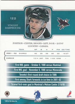2002-03 Be a Player First Edition #122 Vincent Damphousse Back