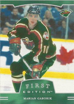 2002-03 Be a Player First Edition #152 Marian Gaborik Front