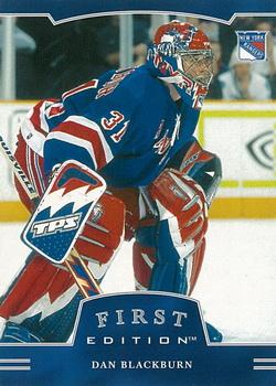 2002-03 Be a Player First Edition #254 Dan Blackburn Front