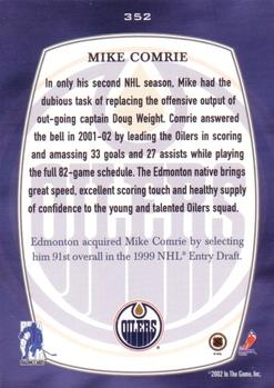 2002-03 Be a Player First Edition #352 Mike Comrie Back